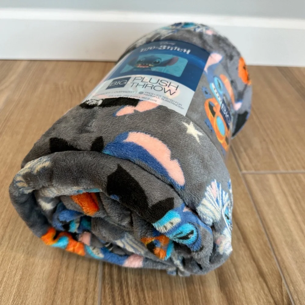 Disney Halloween Stitch Oversized Plush Throw Blanket 5x6 ft